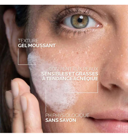 La Roche-Posay – Effaclar Gel moussant purifiant Écorecharge, 400 ml