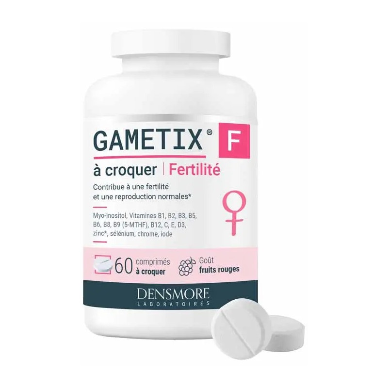 Densmore – Gametix F Fertilité Femmes à croquer, 60 comprimés