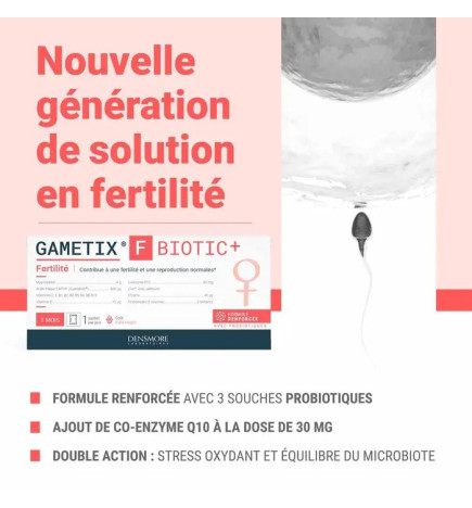 Densmore – Gametix F Biotic+, 1 mois