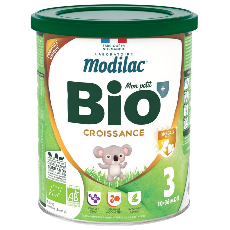 Modilac – Bio Croissance 3ème Âge 10-36 mois, 800 g