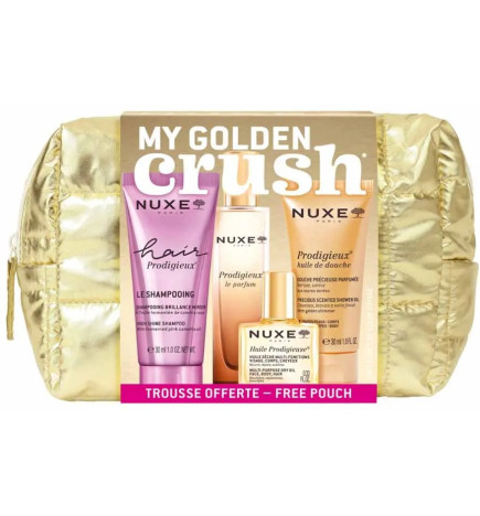 Nuxe – My Golden Crush Trousse Prodigieuse, 4 soins voyage