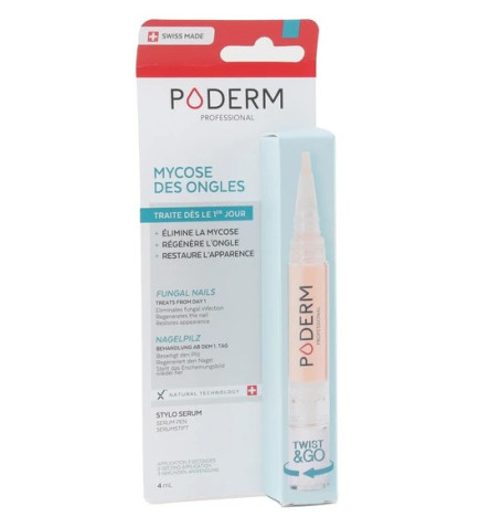 Poderm – Stylo Sérum Mycose des ongles, 4 ml