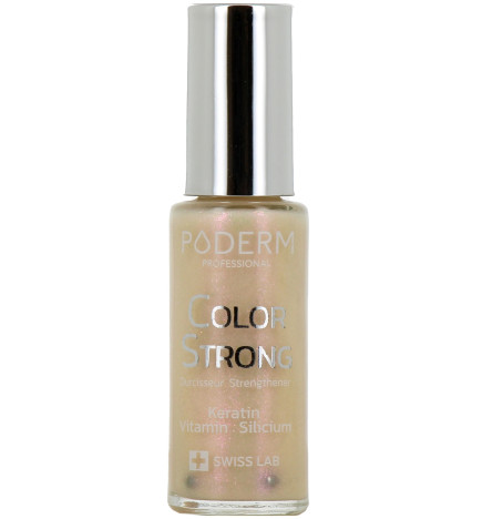 Poderm – Color Strong Vernis durcisseur teinte Highlighter, 8 ml