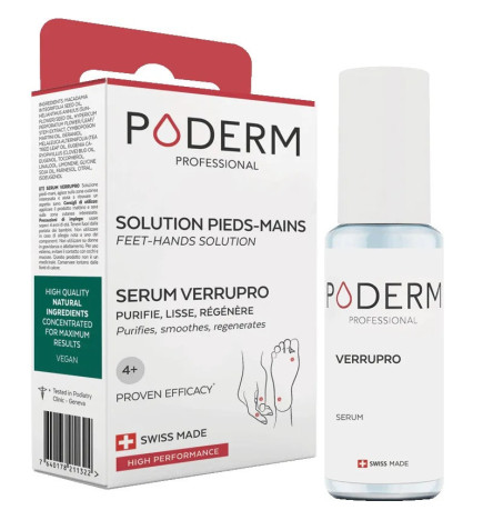 Poderm – Solution Pieds-Mains Verrupro, 10 ml