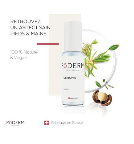 Poderm – Solution Pieds-Mains Verrupro, 10 ml