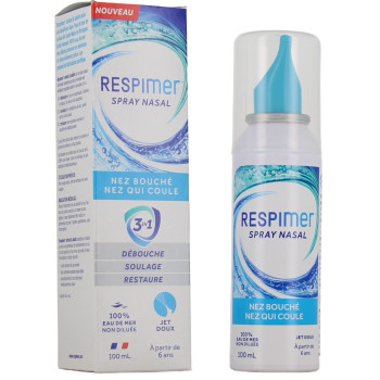 Respimer – spray nasal nez bouché nez qui coule, 100 ml