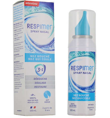 Respimer – spray nasal nez bouché nez qui coule, 100 ml