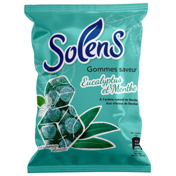 Solens – Gommes à l’eucalyptus menthol, 100 g