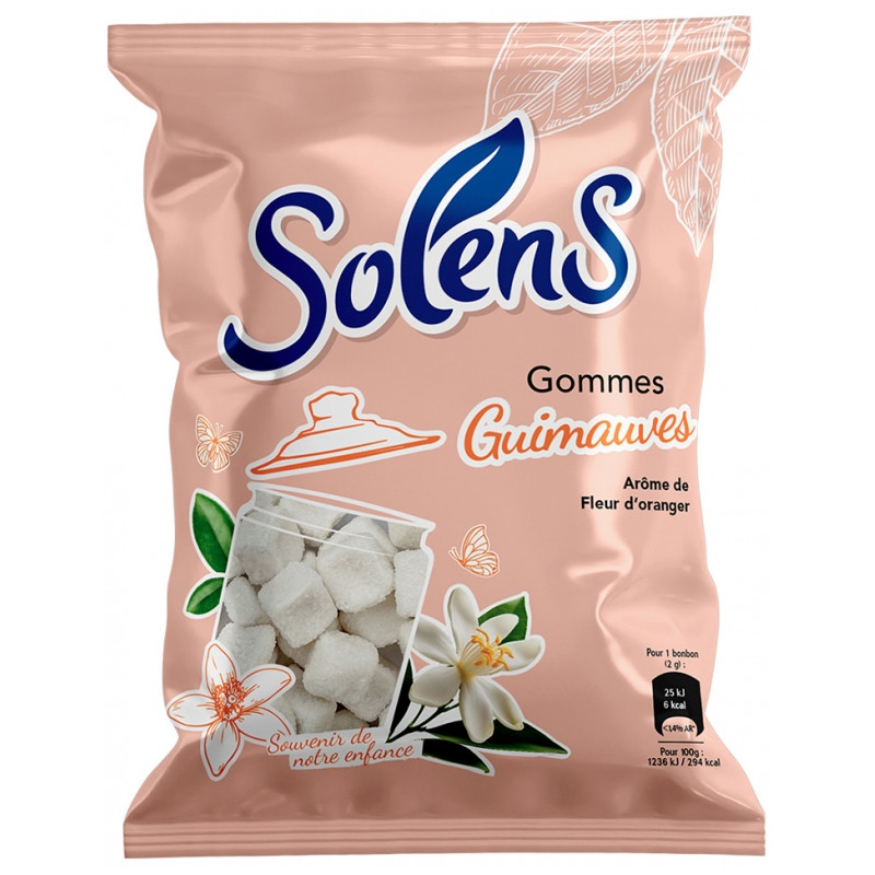 Solens – Gommes à la guimauve, 100 g