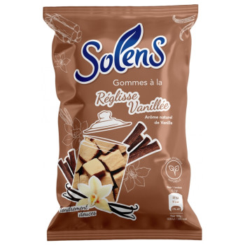 Solens – Gommes à la réglisse vanillée, 100 g