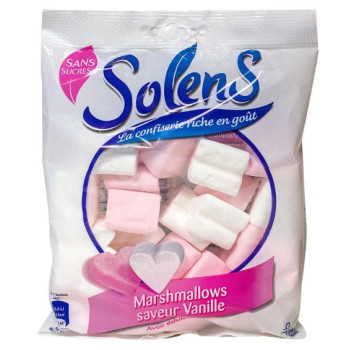 Solens – Marshmallows saveur vanille sans sucres, 90 g