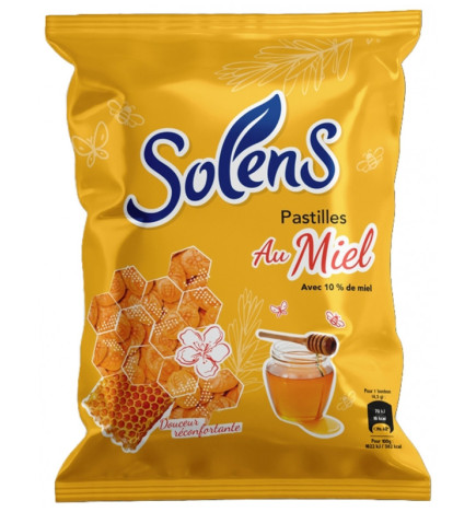 Solens – Pastilles au miel, 100 g