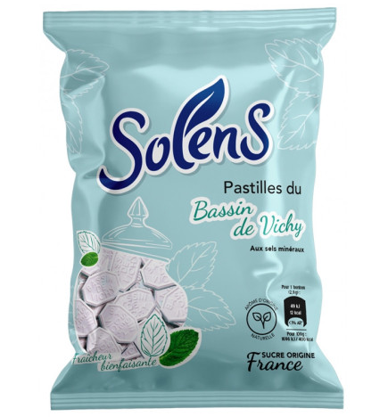 Solens – Pastilles du bassin de Vichy menthe, 110 g