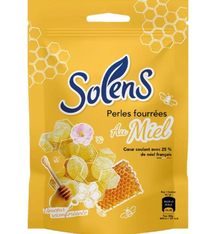 Solens – Perles fourrées au miel, 110 g