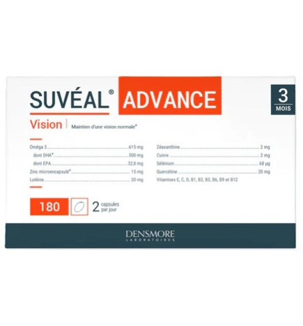 Laboratoire Densmore – Suvéal Advance soutien de la vision, 180 capsules