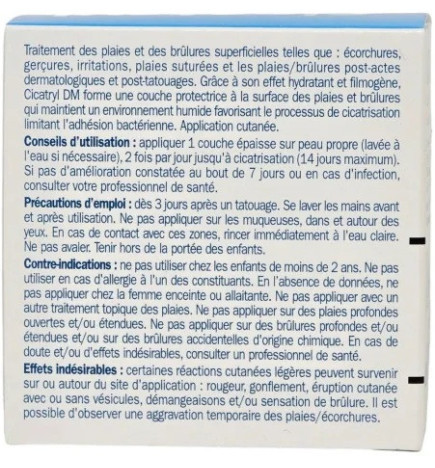 Cicatryl – Crème DM plaies et brûlures, 10 sachets de 2 g