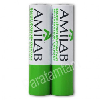 AMILAB BAUME LEVRES LOT DE 2 STICKS 