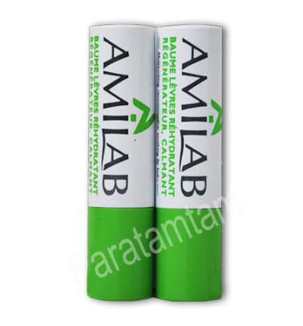AMILAB BAUME LEVRES LOT DE 2 STICKS 