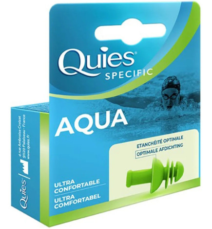 Quies – Specific Protection Auditive Aqua Adulte, 1 paire