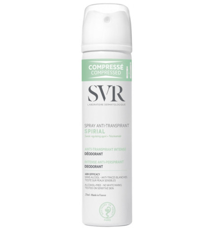 SVR – Spirial Déodorant Anti-Transpirant Spray, 75 ml