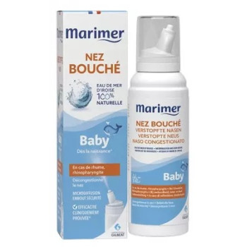 Marimer – Baby Spray Nez Bouché Rhume Rhinopharyngite, 100 ml