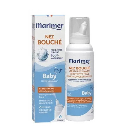 Marimer – Baby Spray Nez Bouché Rhume Rhinopharyngite, 100 ml