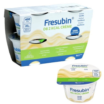 Fresubin – DB 2 kcal Crème Goût Vanille, 4×200 g