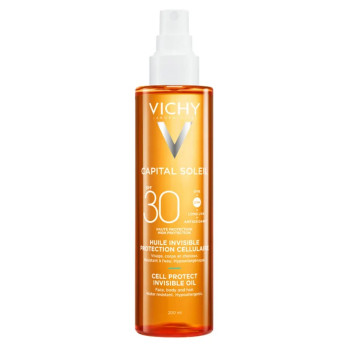 Vichy – Capital Soleil Huile Invisible Protection Cellulaire SPF30, 200 ml