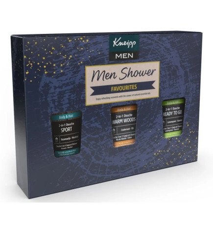 Kneipp – Coffret Homme Mini Favourites, 3 x 75 ml