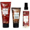 MKL Green Nature – Coffret Miel Gourmand, 3 soins (Gel douche 100 ml + Crème mains 50 ml + Brume parfumée 100 ml)