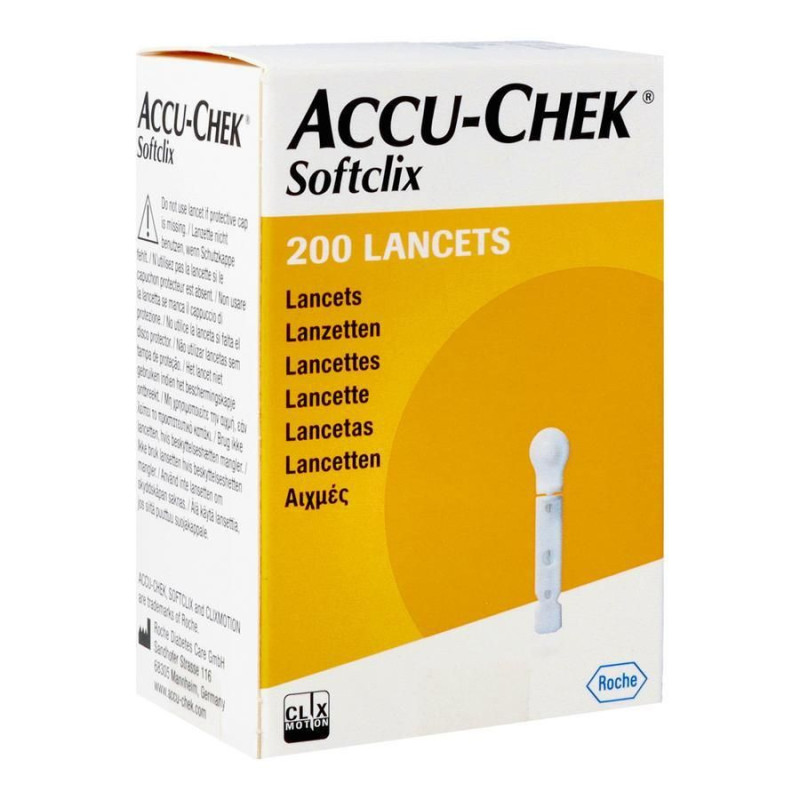 Accu-Chek – Lancettes Softclix, 25 unités