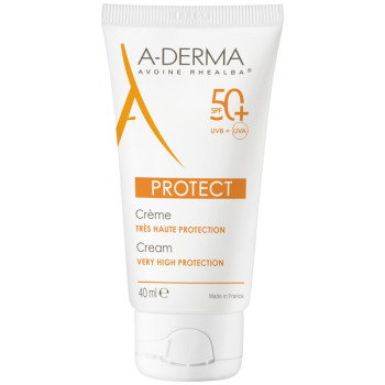 A-Derma – Protect Crème Très Haute Protection SPF50+, 40 ml