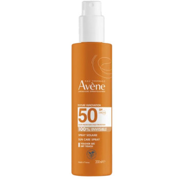 Avène – Spray Solaire SPF 50 100% Invisible, 200 ml