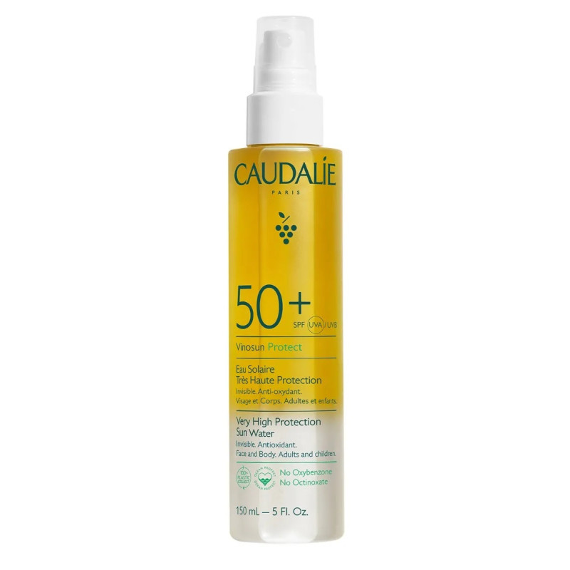 Caudalie – Eau Solaire Très Haute Protection SPF50+, 150 ml