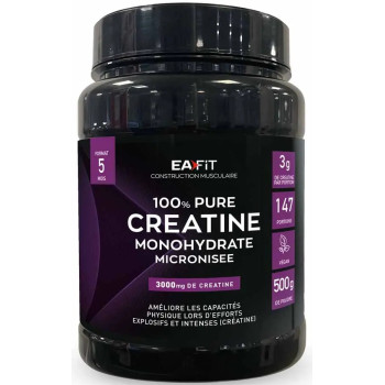 Eafit – Pure Creatine Monohydrate Goût Neutre, 500 g