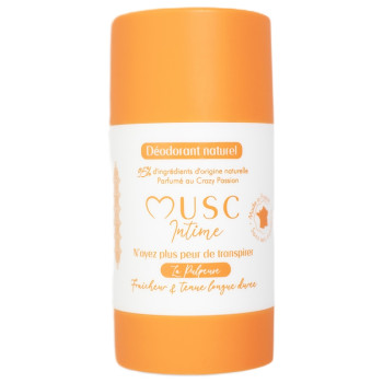 Musc Intime – Déodorant Solide La Pulpeuse Crazy Passion, 50 g