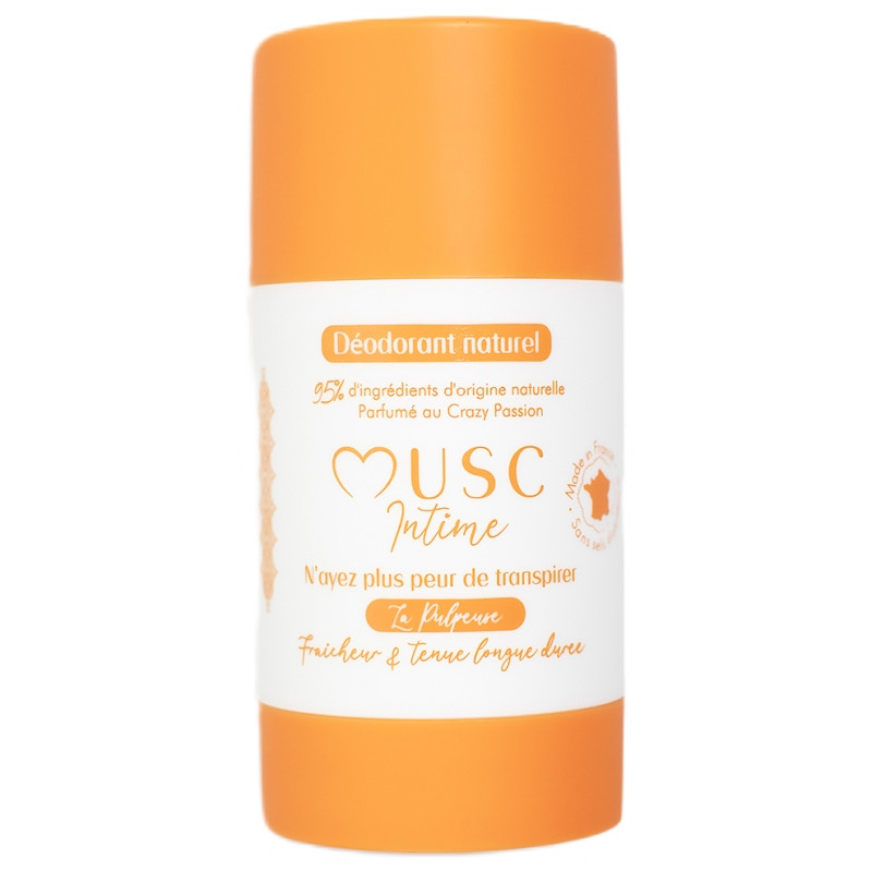 Musc Intime – Déodorant Solide La Pulpeuse Crazy Passion, 50 g
