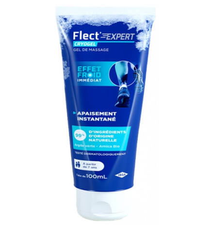 Flect'Expert – Cryogel Gel de Massage Effet Froid, 100 ml