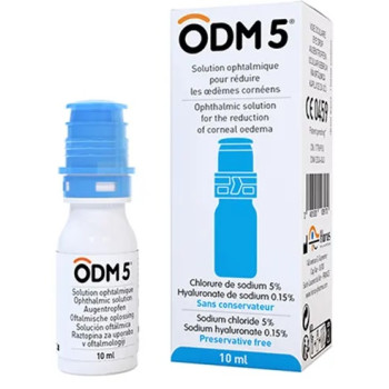 Horus Pharma – Odm 5 Solution Ophtalmique Hypertonique, 10 ml
