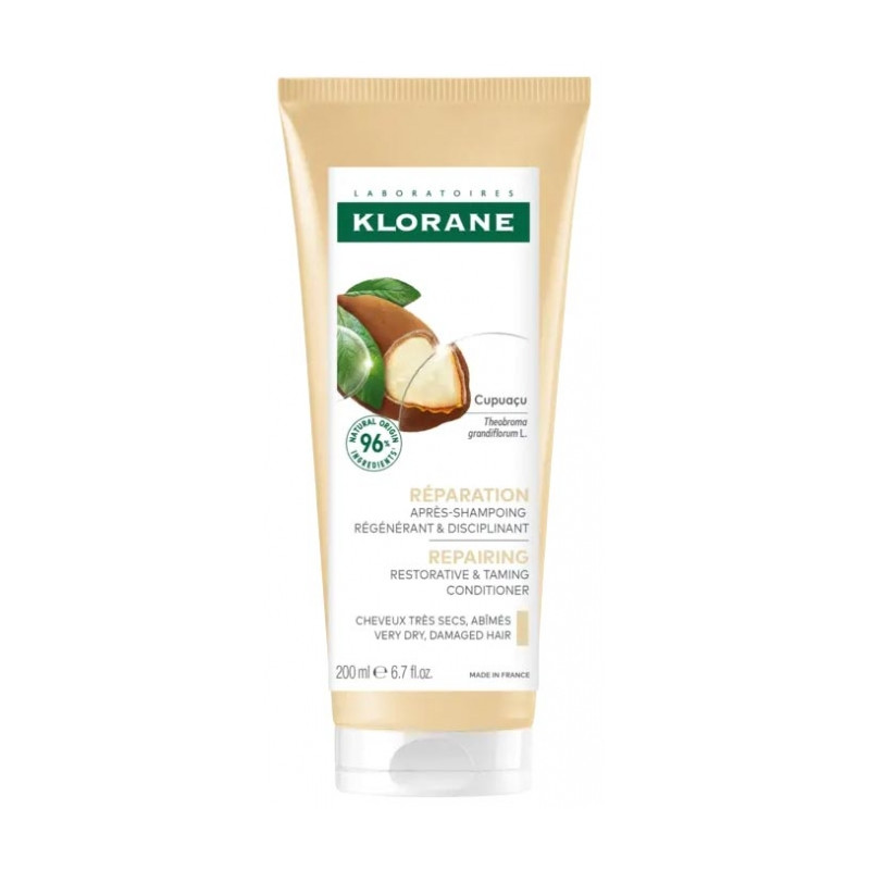 Klorane – Après-shampoing Réparation au Cupuaçu, 200 ml