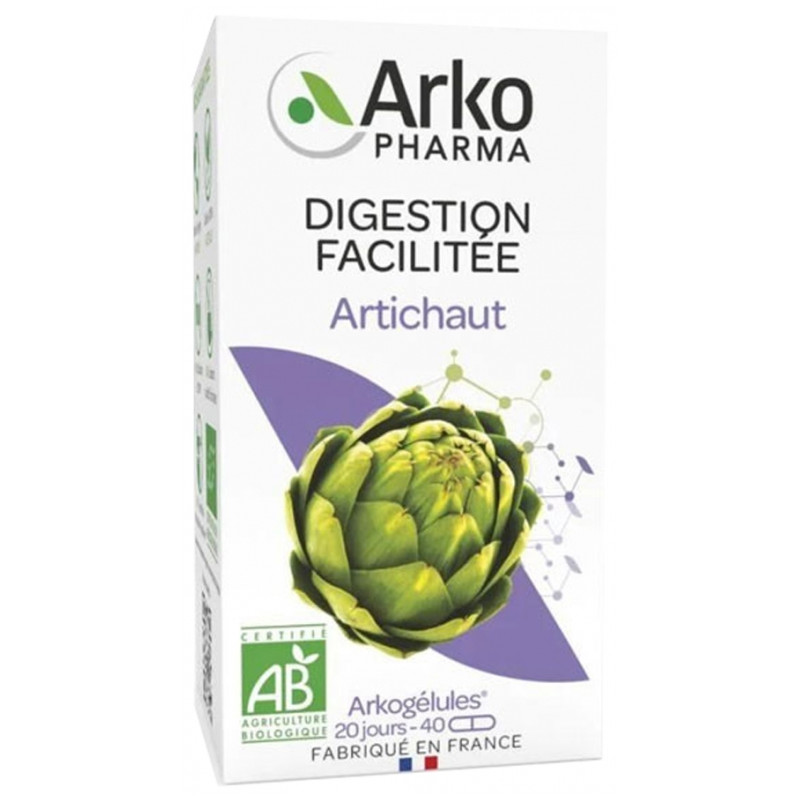 Arkopharma – Arkogélules Artichaut Bio, 40 gélules