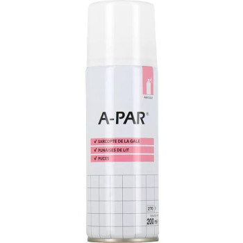 A-Par – Aérosol Désinfectant Antiparasitaire, 200 ml