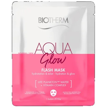 Biotherm – Aqua Glow Flash Mask Masque Tissu Éclat, 1 masque