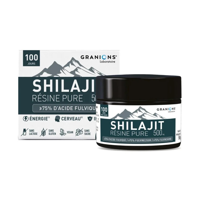 Granions – Shilajit Pur en Résine, 50 g