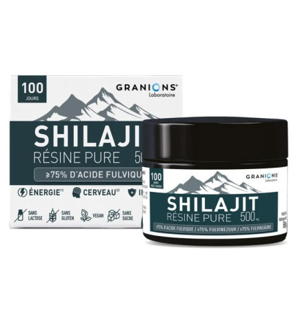 Granions – Shilajit Pur en Résine, 50 g
