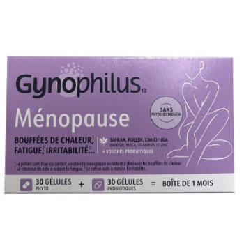 Gynophilus – Ménopause Complément Alimentaire, 60 gélules
