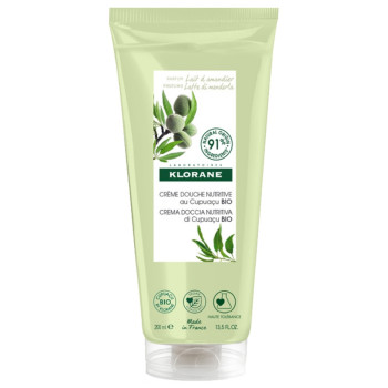 Klorane – Crème Douche Nutritive au Cupuaçu Bio Lait d’Amandier, 200 ml