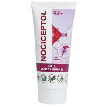 Nociceptiol – Gel Jambes Légères Effet Glaçon Tête Massante, 90 ml
