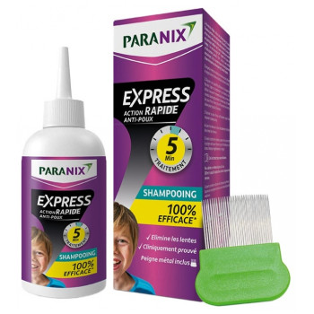 Paranix – Express Action Rapide 5 Minutes Shampoing Anti-Poux, 300 ml