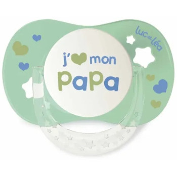 Luc et Léa – Essentiel Sucette Collerette Confort+ 6/18 mois, 1 sucette